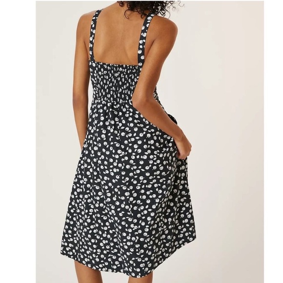 MAEVE Anthropologie Cecilia Pettersson Tie-Front Midi Dress - Picture 2 of 11